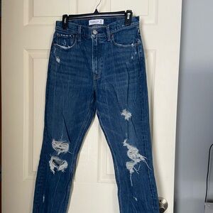 Abercrombie mom jeans